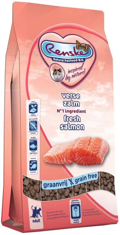 Renske Kat Adult Verse Zalm - Kattenvoer - 2 x 6 kg