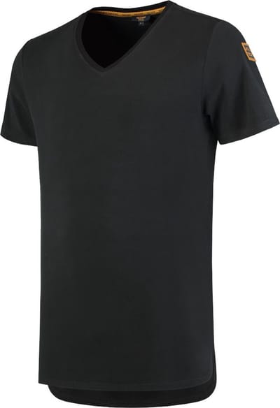 Tricorp 104003 T-Shirt Premium V Hals Heren - Zwart - XL