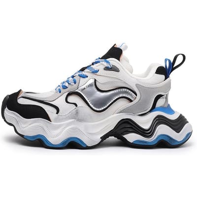 Grote Golvende Platform Papa Schoenen 24 Koppel's Versleten Vuile Schoenen Comfortabele, Casual en Veelzijdige Sneaker Heren en Dames Dezelfde Stijl 40 gray