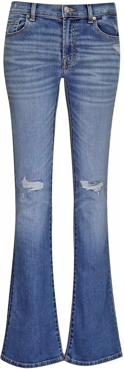 7 for all Mankind - blauwe bootcut jeans - maat 27