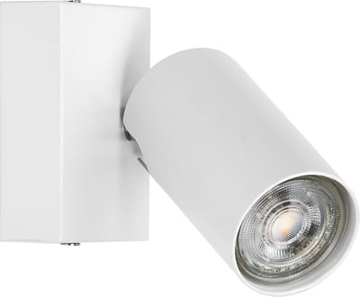 LEDVANCE LED SPOT OCTAGON 1 x 3,4W, GU10, 230lm, wit, 2.700K kleurtemperatuur, warm witte lichtkleur, tijdloos ontwerp, vervangbare ledlamp, ideaal voor interieurs, CRI 90, verstelbare koppen, dimbaar