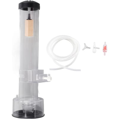 Eiwitafschuimer voor aquarium Eiwitfilterseparator voor aquarium Aquariumfilteraccessoire white
