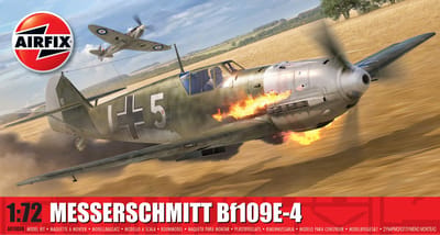 Airfix Modelbouwpakket Vliegtuigen - 01008B Messerschmitt Bf109E-4 - Vliegtuig Plastic - 1:72 - Modelbouw