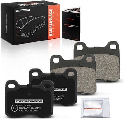 Frankberg 4x Remblokken Achteras voor Benz 124 Coupe C124 W124 W