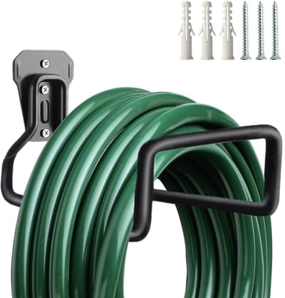 Dailygoods- Slanghouder Muur - Tuinslanghouder - Wandhouder - Tuinslang - Schokbestendig - Duurzaam - Geschikt voor buitengebruik