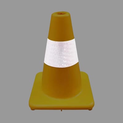 Hondentoilet Paal - Honden Trainingspaal - Hondentraining Buiten - 3D Cilindrisch Ontwerp - 30 x 20 x 20 cm - Geel