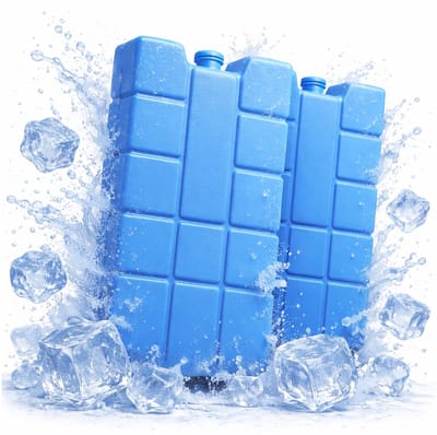 Travelhawk Koelelementen - Voor koelbox & Koeltas - 2 Stuks - 200 ml - Blauw