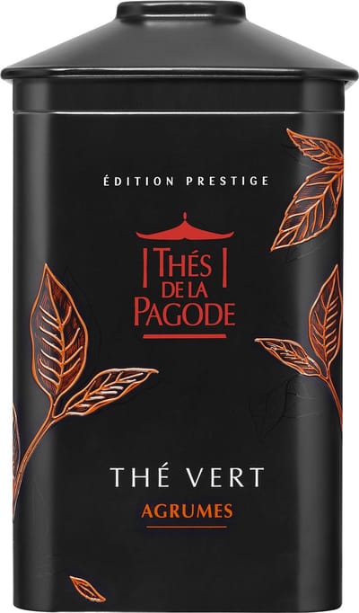 Prestige Thés de la Pagode  - Groene thee met citrusvrucht - Losse Thee - Biologische thee  (100 gram)