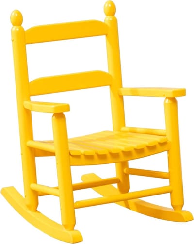 Schommelstoel Kinderen - Peuter Stoel - Ontspannen Zitten - Ergonomisch Ontwerp - 31 cm Breed - Wit