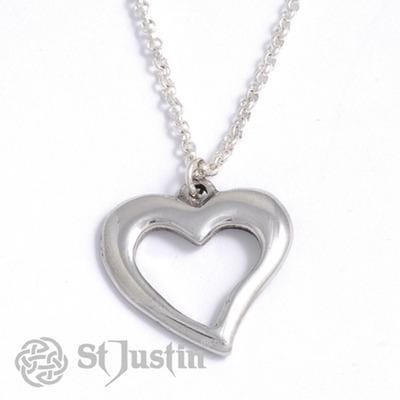 Open hart hanger, Hart sieraden