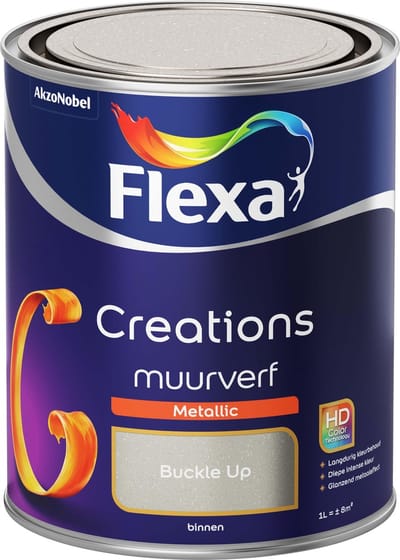 Flexa - Creations - Muurverf Metallic - Buckle Up - 1 liter