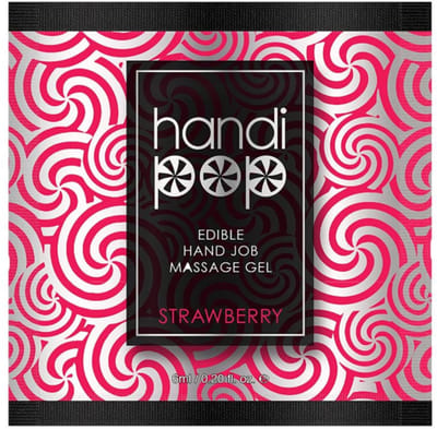 Eetbare massagegel aardbei 6 ml