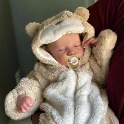 Reborn Baby Pop - Babypop Jongen - Kind Ontwikkeling - Levensechte Details - 457 cm - Roze en Wit