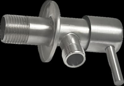luxe Hoekstop kraan -Noor Bouw- Hoekstopkraan- 1/2 x3/8- RVS