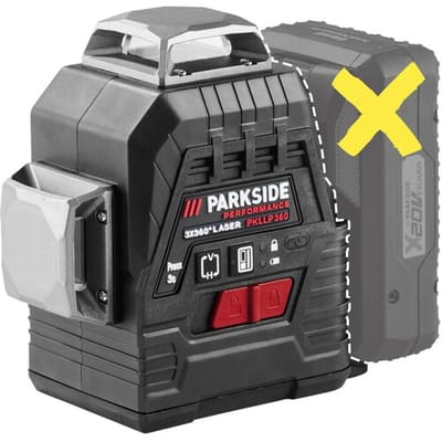 PARKSIDE PERFORMANCE Accu-kruislijnlaser 20 V, zonder accu en lader