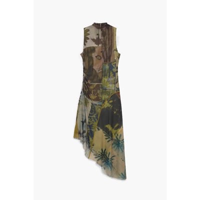 Dames jurk met hoge kraag Desigual