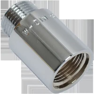 Sanivesk Kraanverlengstuk 3/8"fx3/8"m L25mm Chroom