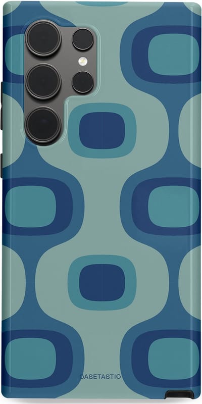 Casetastic Hoesje Geschikt voor Samsung S24 Ultra - Stijlvolle Beschermende Duo-layer Case - Vintage Flow