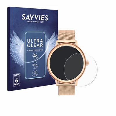 Savvies - Screenprotector voor Ruxingx AK98 1.19" - Folie Beschermfolie transparant 6 Stuks