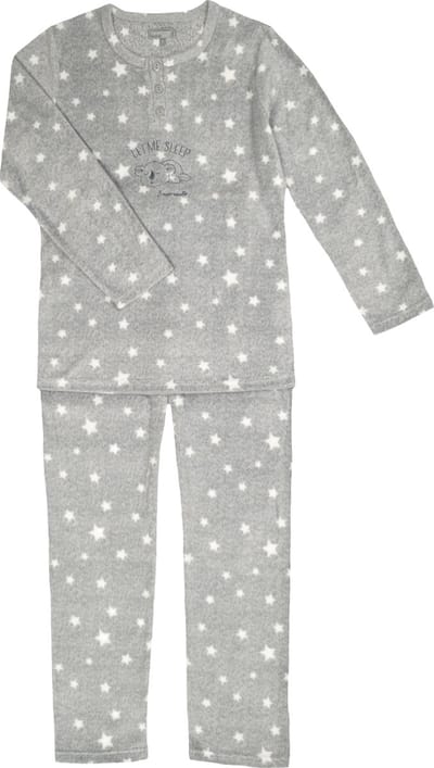 Dames fleece pyjama Cocodream Grijs Art.691782 - maat XXL