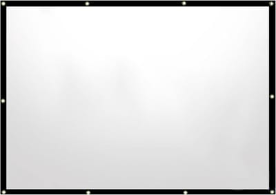 Projectiescherm Buiten - Filmscherm Opblaasbaar - Buitenfilms Kijken - Lichtgewicht Polyester - Tot 305 cm - Grijs