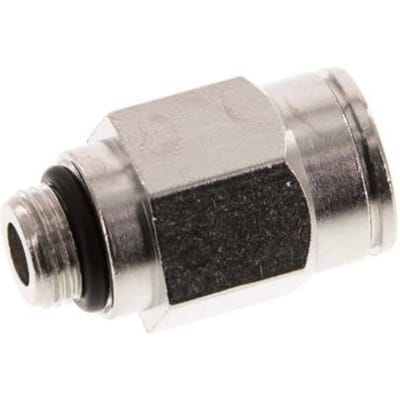 10mm x G1/8'' Messing Insteekfitting Buitendraad NBR [2 Stuks]