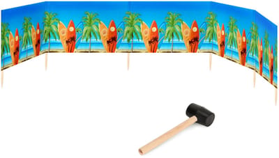 Garronda Strand Windscherm Met Stokken - Windscherm Strand – Windscherm – Rubberen hamer – GD-EX-Wb-6m