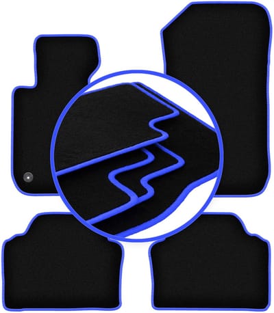 CARLUX-BLUE automatten voor: BMW 3 E91 xDrive stationwagen, touring (2004-2011)