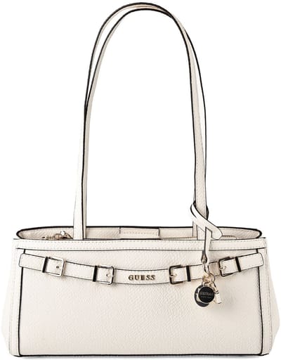 GUESS schoudertas Dovie Girlfriend Shoulder Satchel Cream White crème
