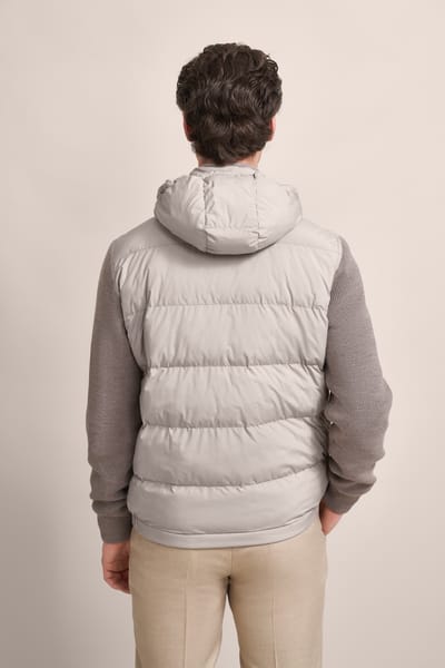 Bugatti Herren Jack met opstaande kraag en capuchon