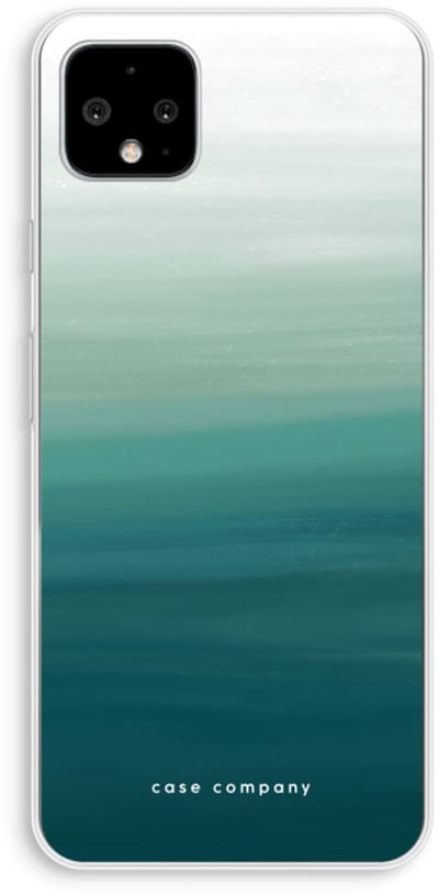 Case Company® - Hoesje geschikt voor Google Pixel 4 XL hoesje - Ocean - Soft Cover Telefoonhoesje - Bescherming aan alle Kanten en Schermrand
