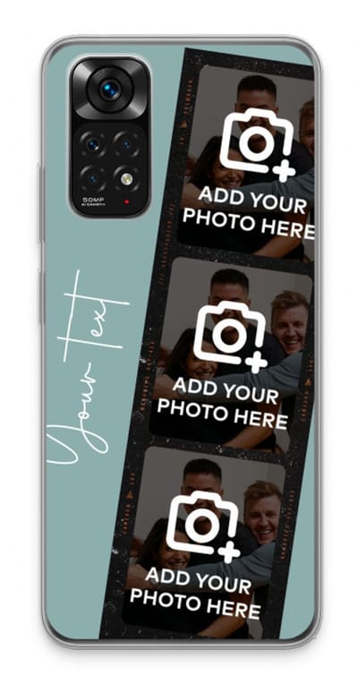 Gepersonaliseerd - Case Company® - Hoesje geschikt voor Xiaomi Redmi Note 11 hoesje - Filmrol N°1 - Soft Cover Telefoonhoesje - Bescherming aan alle Kanten en Schermrand