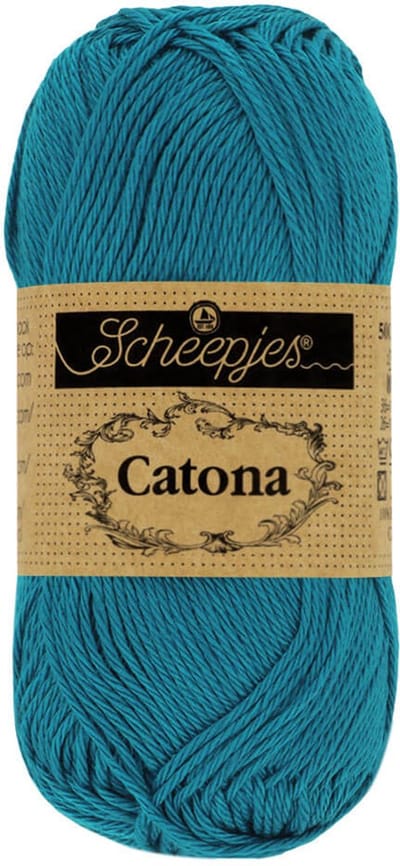 Scheepjes Catona 25gr - 400 Petrol Blue
