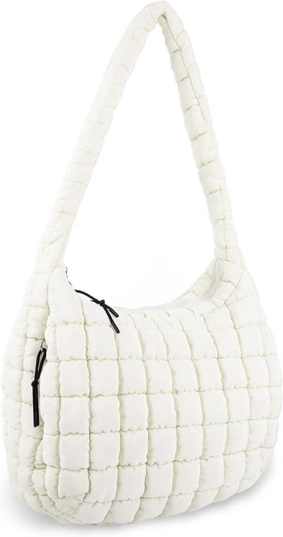 Lichte Gewatteerde Draagtas - Puffy Crossbody Schoudertas voor Dames