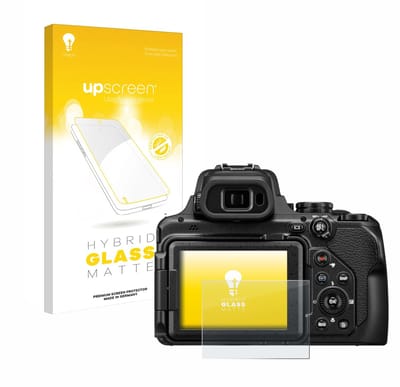 upscreen - Screenprotector voor Nikon Coolpix P1100 - Folie Beschermfolie Beschermglas matte
