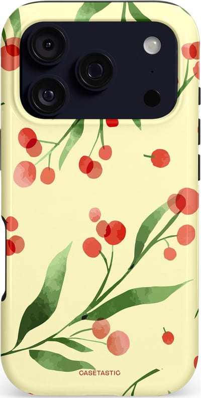 Casetastic hoesje geschikt voor Apple iPhone 17 Pro - MagSafe - Dubbellaagse bescherming - Watermeloen - Fashion Case - Crème Groen Koraal