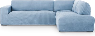 Belmarti Milos hoekbankhoes - Chaise longue rechts - Lichtblauw