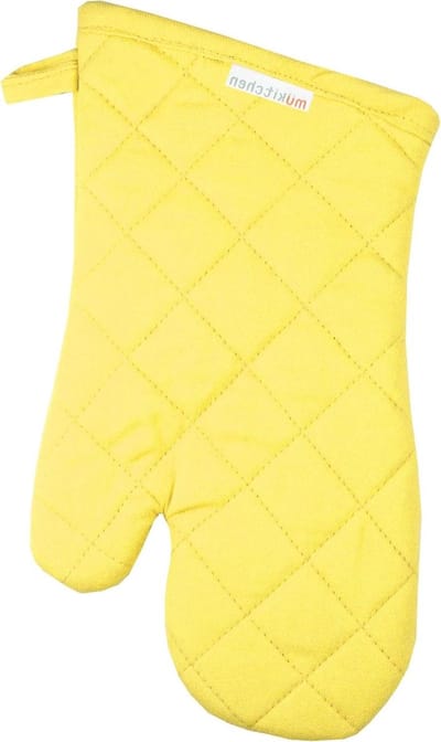 Ovenwant - Keukenhandschoen - Hete objecten hanteren - Dikke katoenen voering - 35.5 cm - Chiffon