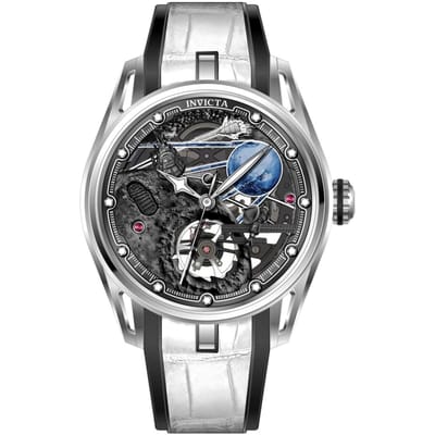 Invicta Celestial 70140 Herenhorloge - Automatisch Uurwerk - Roestvrij Staal met Zilveren Wijzerplaat - 44 mm