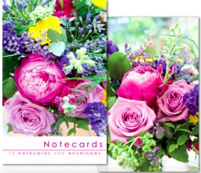 Leonard Smith Notecards ~ Kaartenmapje Pioenrozen