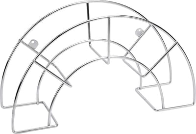 Slanghouder - Slangstandaard RVS - Tuinslang Opbergen - 18/8 Roestvrij Staal - 46x15x26 cm - Zilver