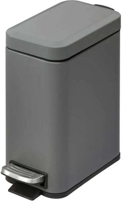 Afvalbak - Afvalemmer - Pedaalemmer - Grijs - 5 L
