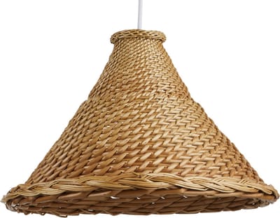 Lighto | Hanglamp Rotan Naturel Ø39.5 cm - Plafondlamp - Japandi Lamp - Eetkamer - Slaapkamer - Woonkamer - Rattan