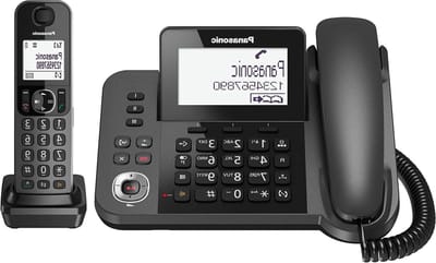 Draadloze Telefoon - Vaste en Draadloze - Communicatie Thuis - Noodstroomvoorziening - 8.6 cm Display - Zwart