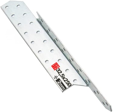 LUN FIX - Sparrenpfettenanker - Verzinkt - 32x250mm - Schwerlast-Winkelverbinder - Balkenverbinder