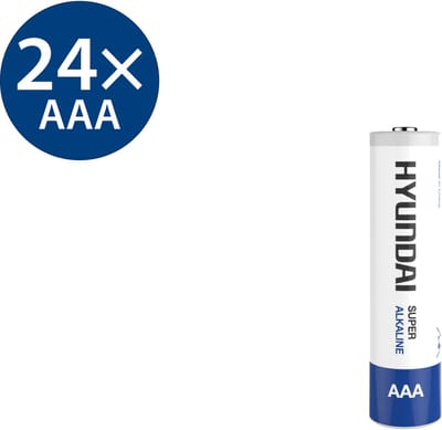 Hyundai - AAA Batterijen - Alkaline - 24 stuks