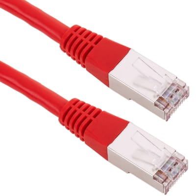 BeMatik - 1 m rode Cat.6 FTP Ethernet-netwerkkabel