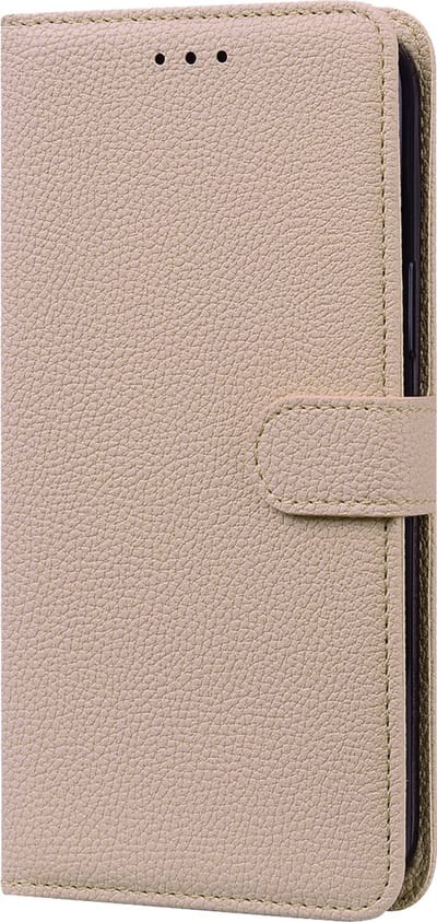 Hoesje geschikt voor iPhone 7 - Bookcase - Koord - Pasjeshouder - Portemonnee - Camerabescherming - Kunstleer - Beige