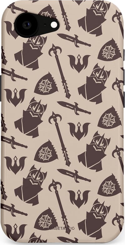 Casetastic Hoesje Geschikt voor Apple iPhone 16e Magsafe - Stijlvolle Beschermende Duo-layer Case - Eeuwige paladin