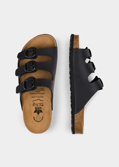 Sandalen met verstelbare sluitingen - zwart - Gr. 36 van Goldner Fashion